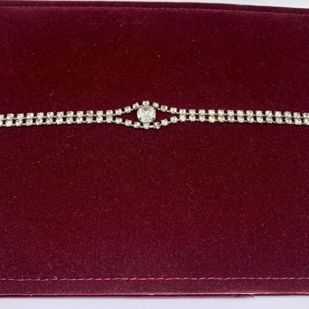 Vintage rhinestone bracelet
